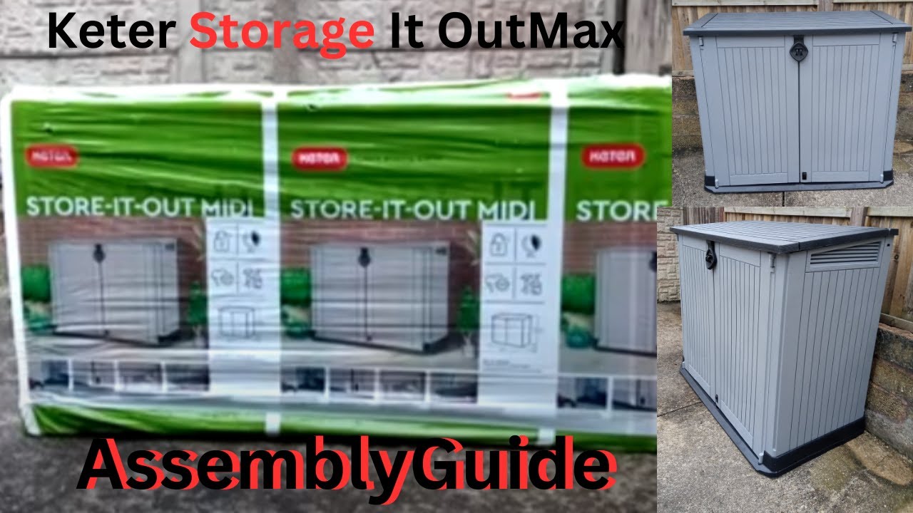 Building the ULTIMATE Garden Storage - Keter Store It Out Max 1200L Assembly