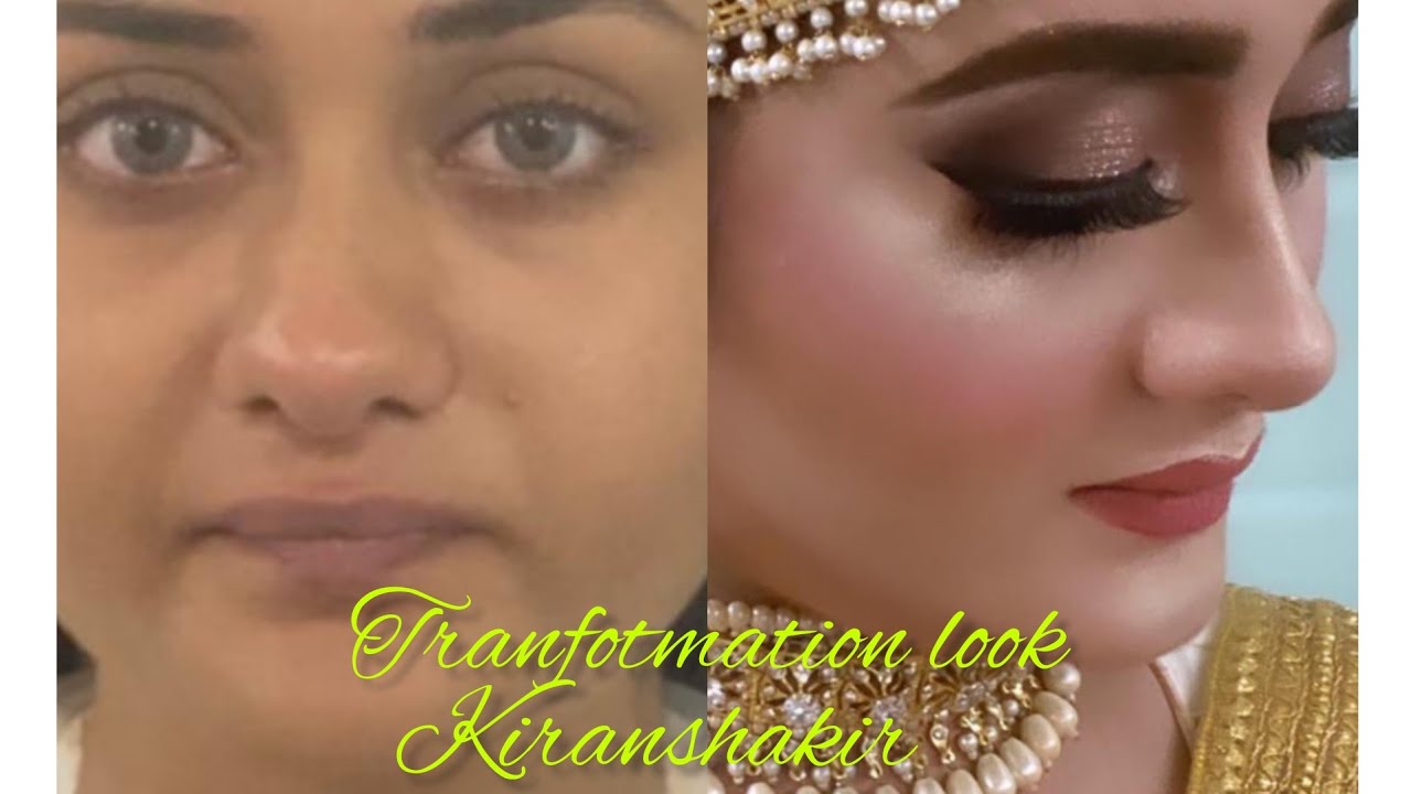 Latest  transformation makeup tutorial  by kiran shakir of ideal beauty salon