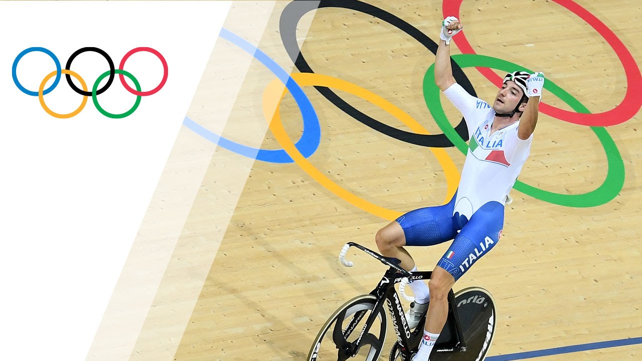 Italy's Viviani wins gold in Men's Omnium Track Cycling Race