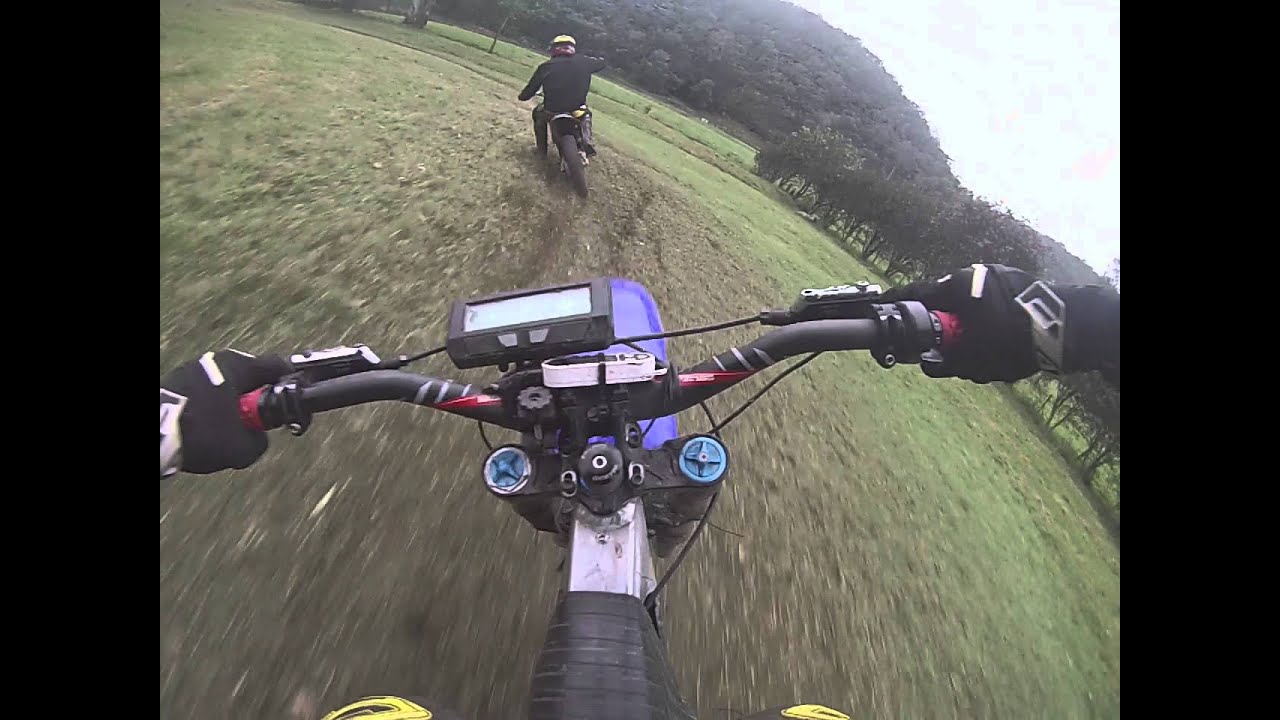 Munyard Electric race bike 4.  Grasstrack win in final, open class.