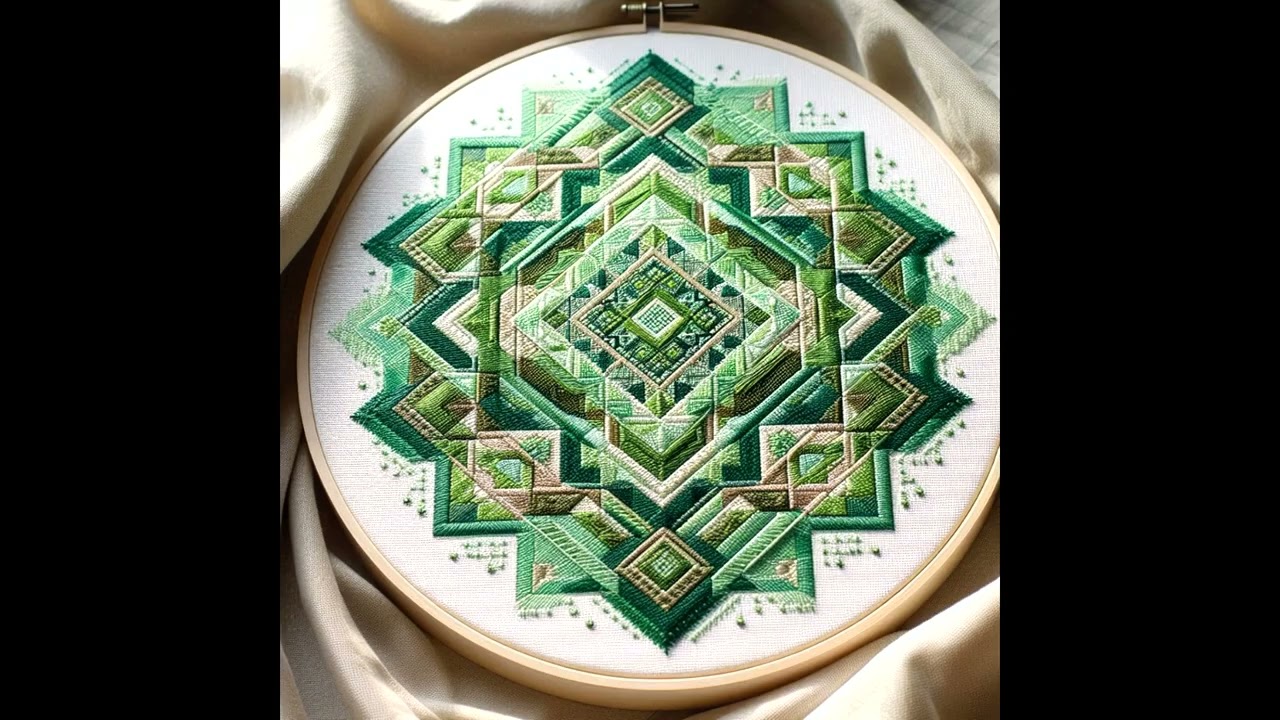 🧵 Cross Stitch Geometry — Beautiful AI-Created Designs ✨
