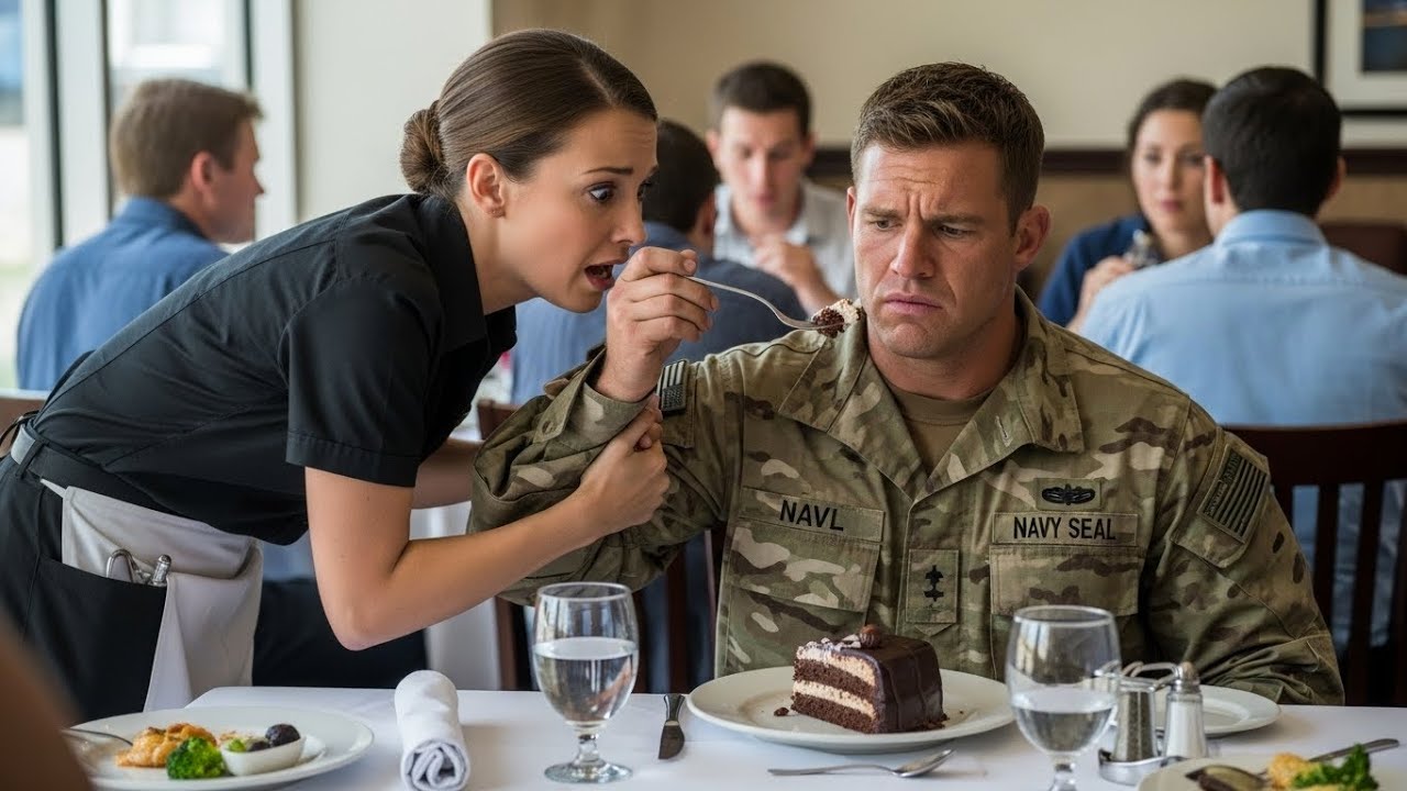"Don't Eat the Dessert!" — The Waitress Risked Her Life to Save the Navy SEAL.