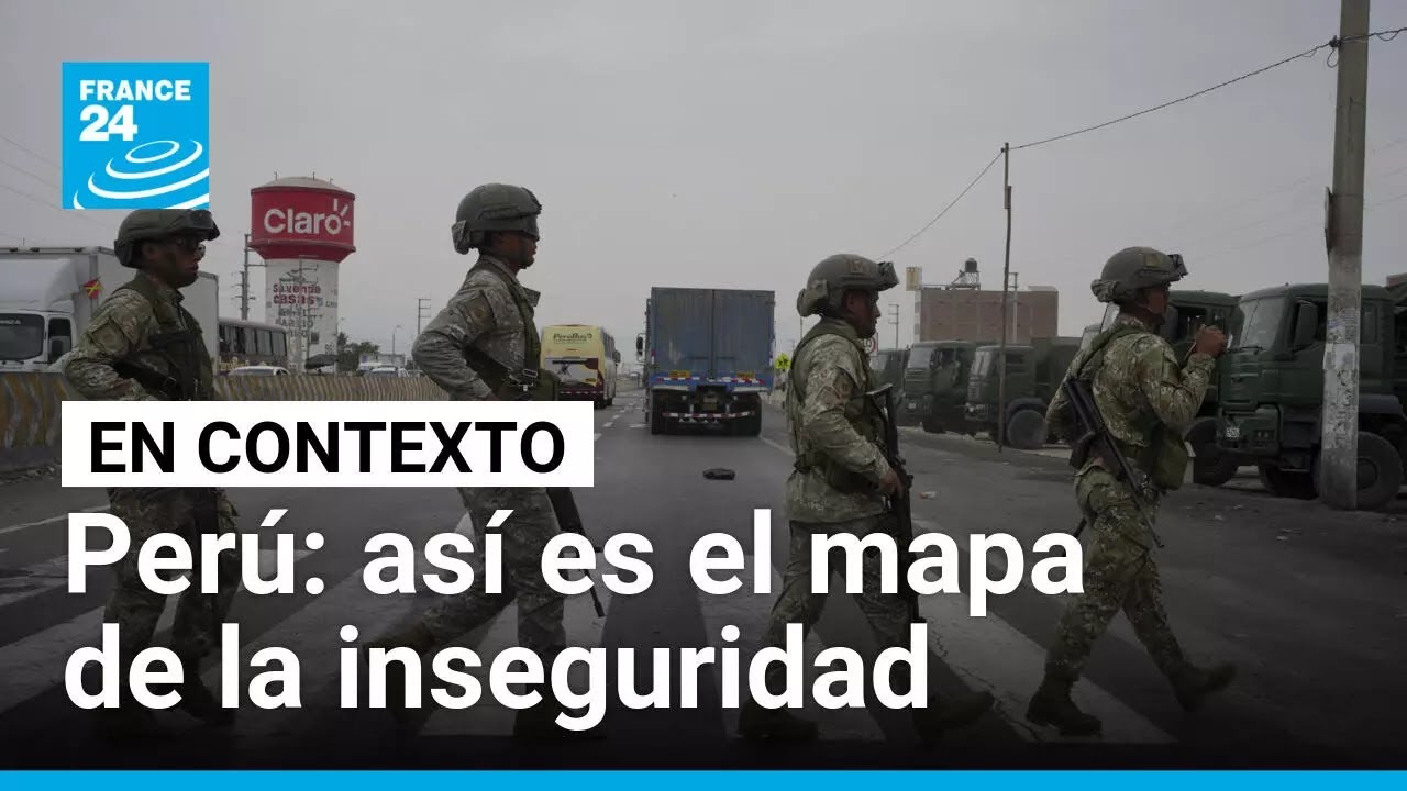 Balotaje en Per&uacute;: este es el mapa de inseguridad que recibir&aacute; el pr&oacute;ximo presidente &bull; FRANCE 24