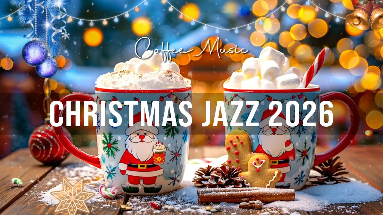Christmas Jazz 2026 ☕ Soft Jazz Piano Music & Christmas Bossa Nova Instrumental for Happy Holiday 🎄