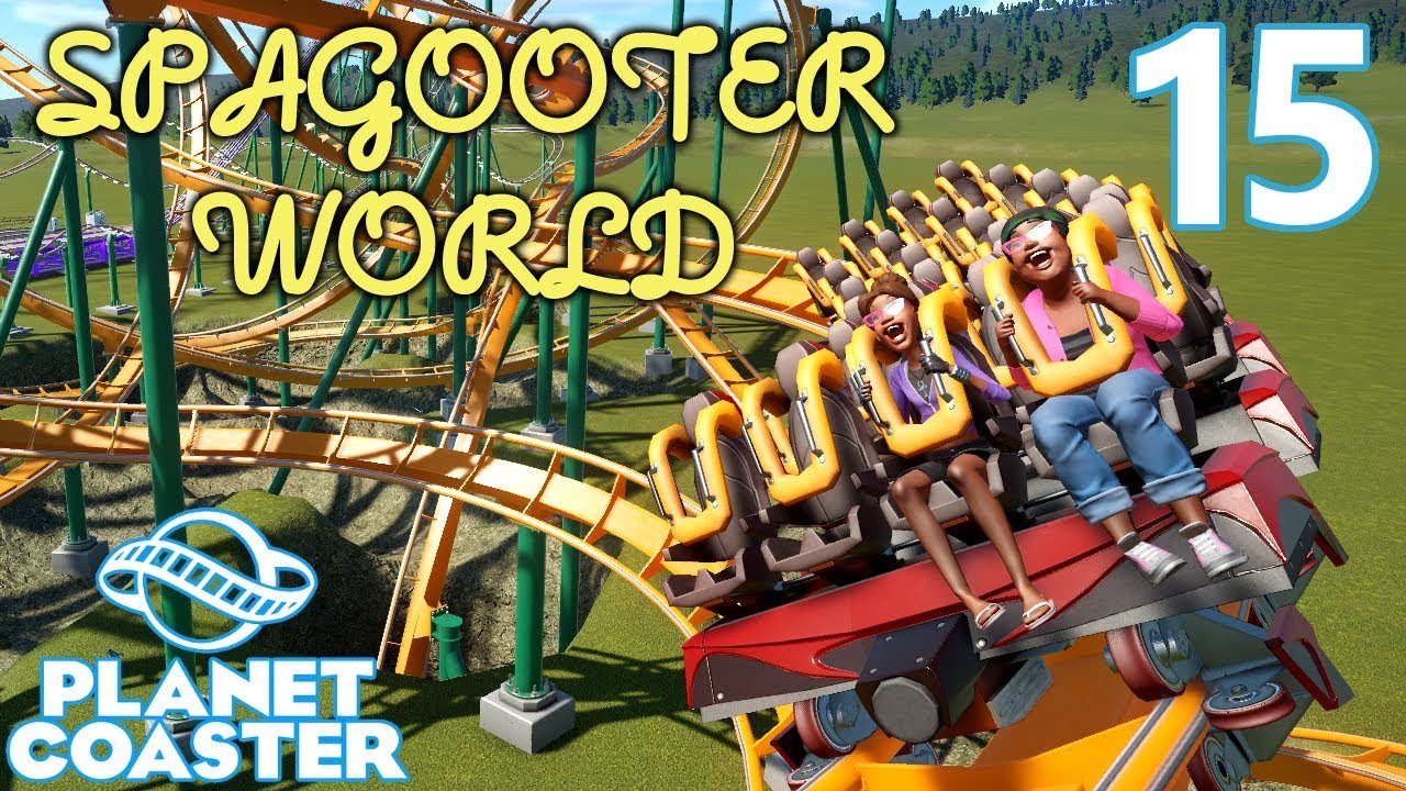 Planet Coaster SPAGOOTER WORLD - Part 15 - Finishing the Floorless Coaster!
