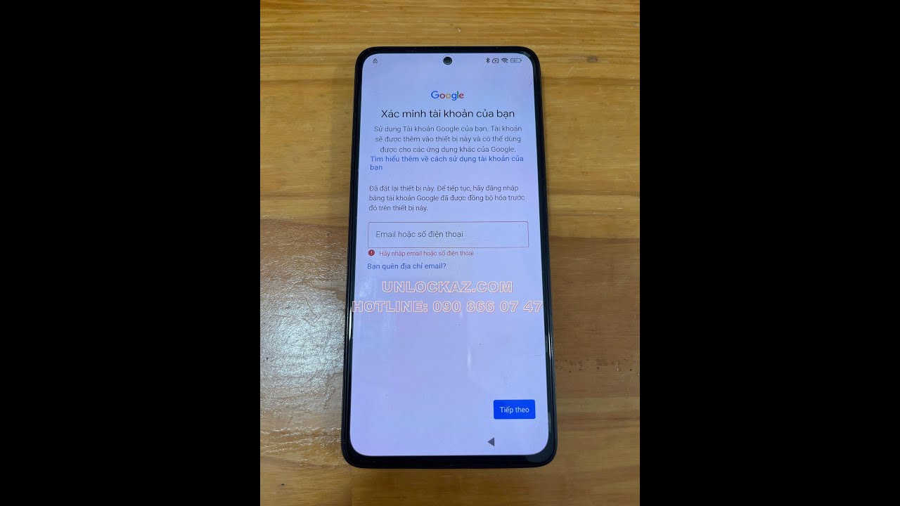 Xóa xác minh Google Xiaomi Redmi Note 14 mở khóa tài khoản gmail