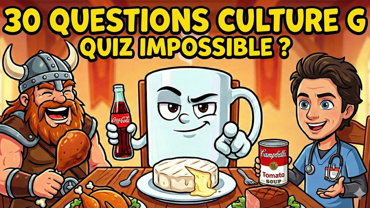 30 Questions qui Vont te Piéger 🤪 Quiz Culture Générale
