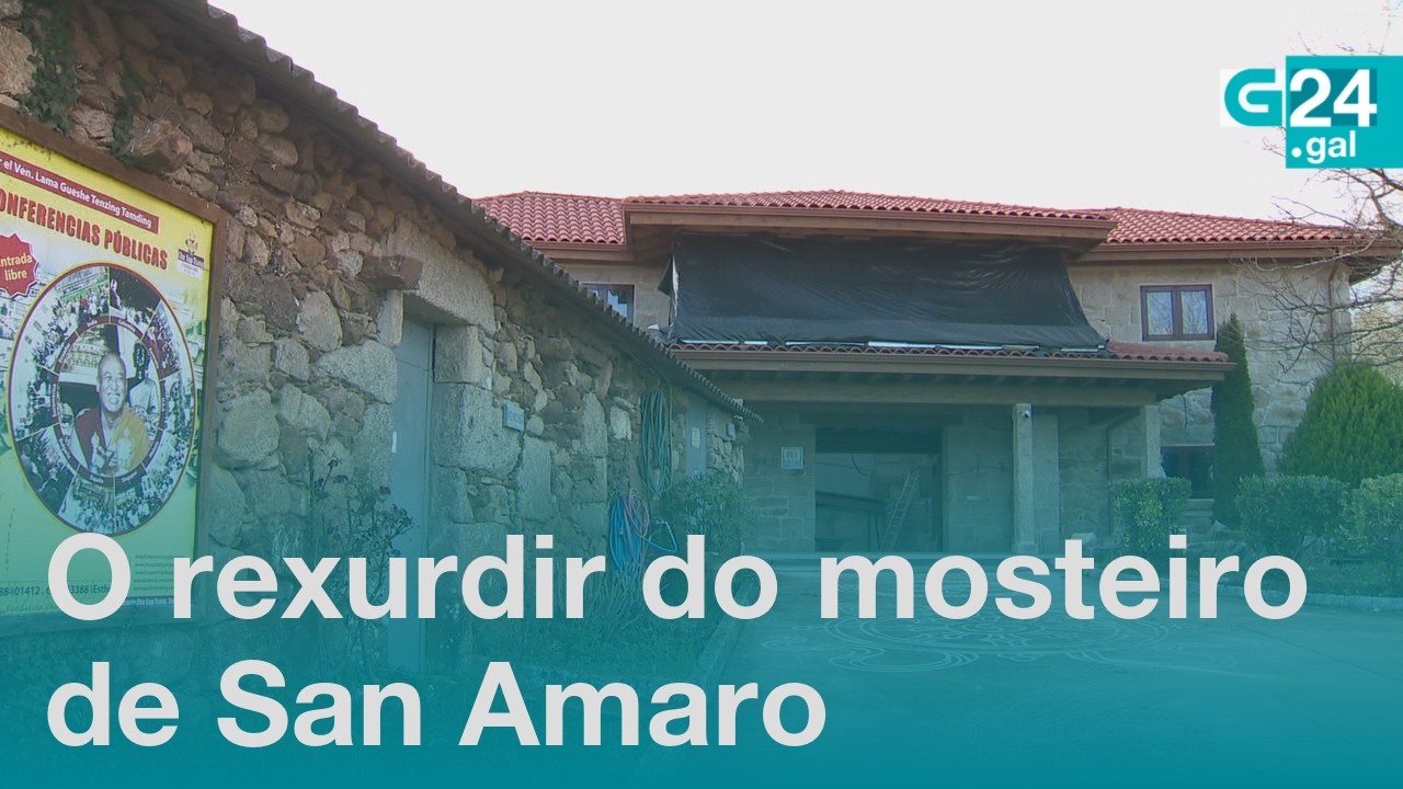 Restauran o mosteiro BUDISTA de San Amaro, tras quedar ESTRAGADO por un INCENDIO