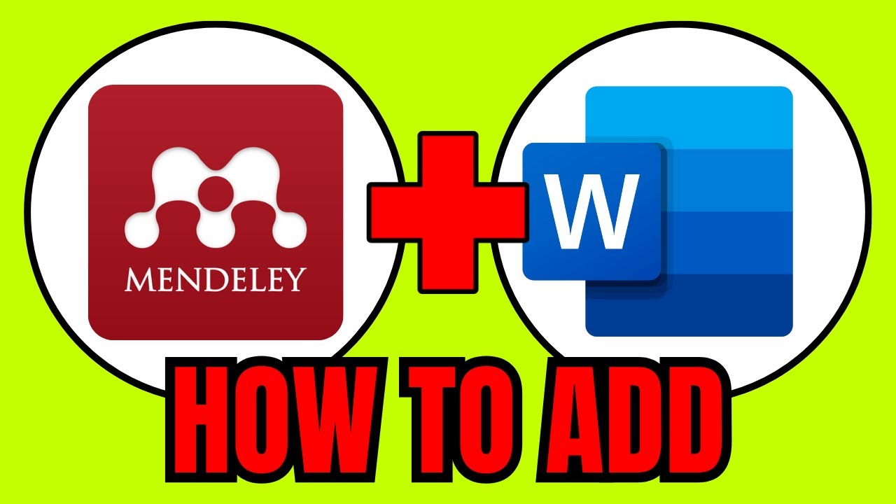 How To ADD Mendeley To Word (FULL GUIDE) 2026