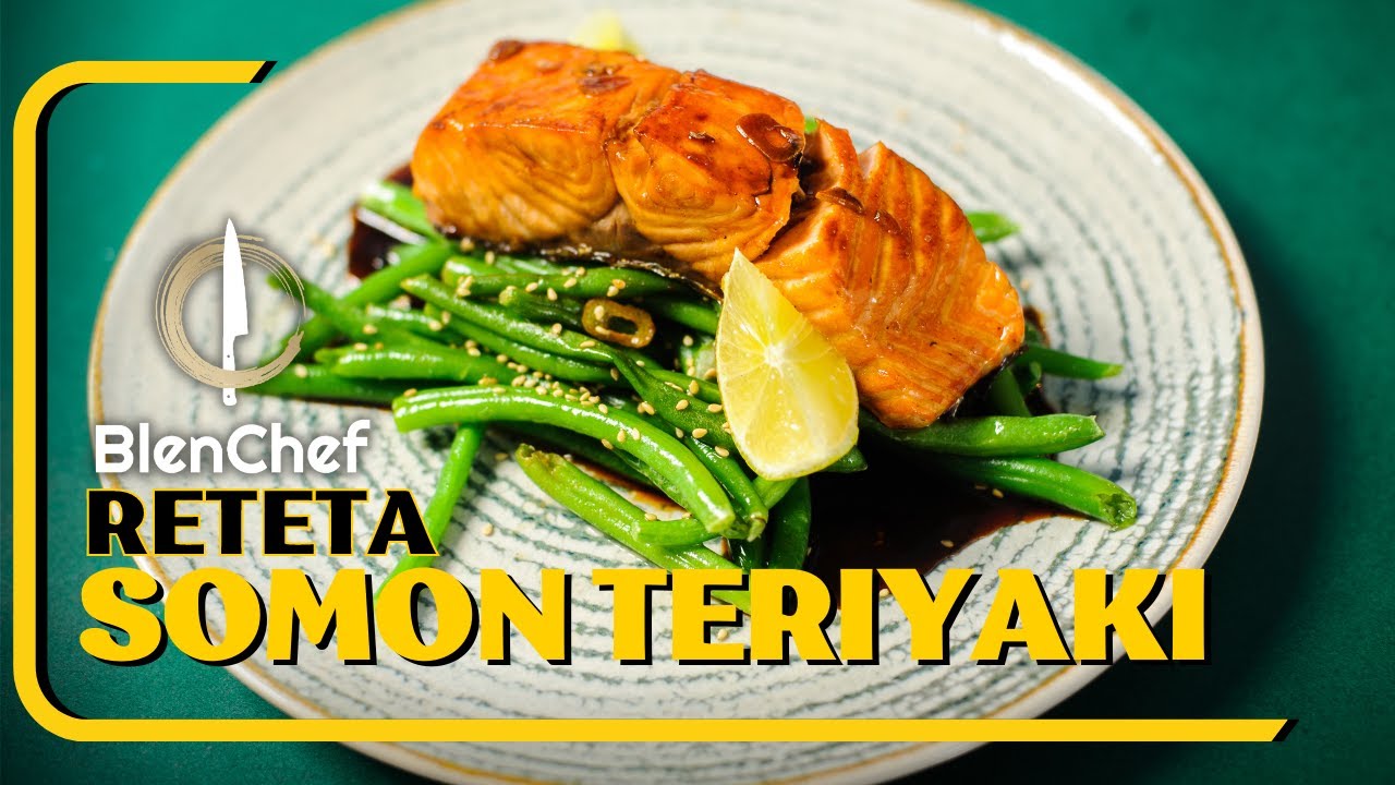 Rețetă de SOMON TERIYAKI cu fasole verde🧡 | Rețete cu pește by Roxana Blenche