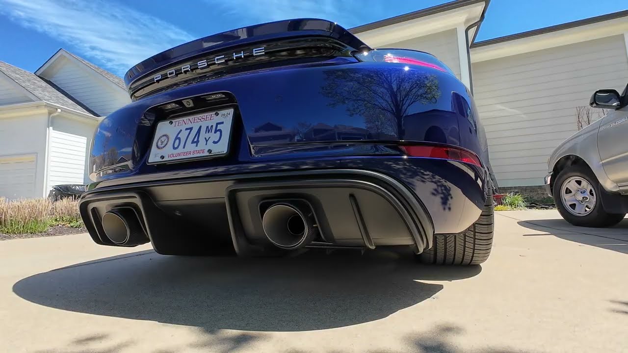 Porsche 718 Spyder With Kline Inconel 625 Exhaust System