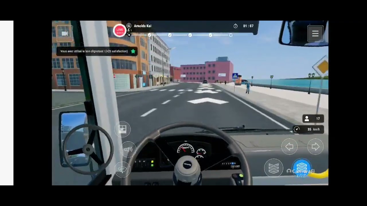 Bus Simulator City Ride | Vinicity Motors Corp GNV Vinicity bus 35 ft. | Ligne 39 | Gameplay