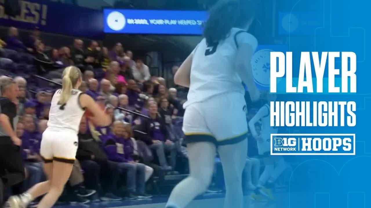 Lucy Olsen Highlights vs. Washington | Iowa Women's Basketball | 01/22/2025