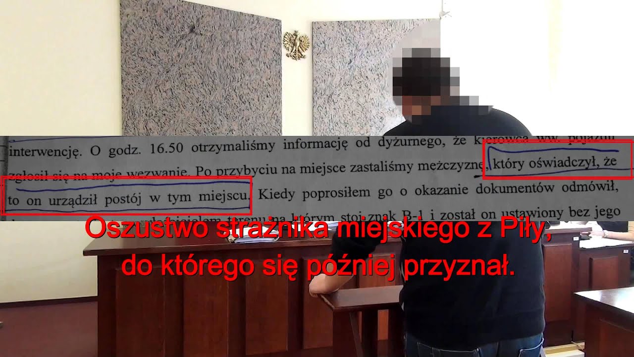 odcinek 24 - Sąd skazał człowieka na podstawie kłamstwa strażnika miejskiego.