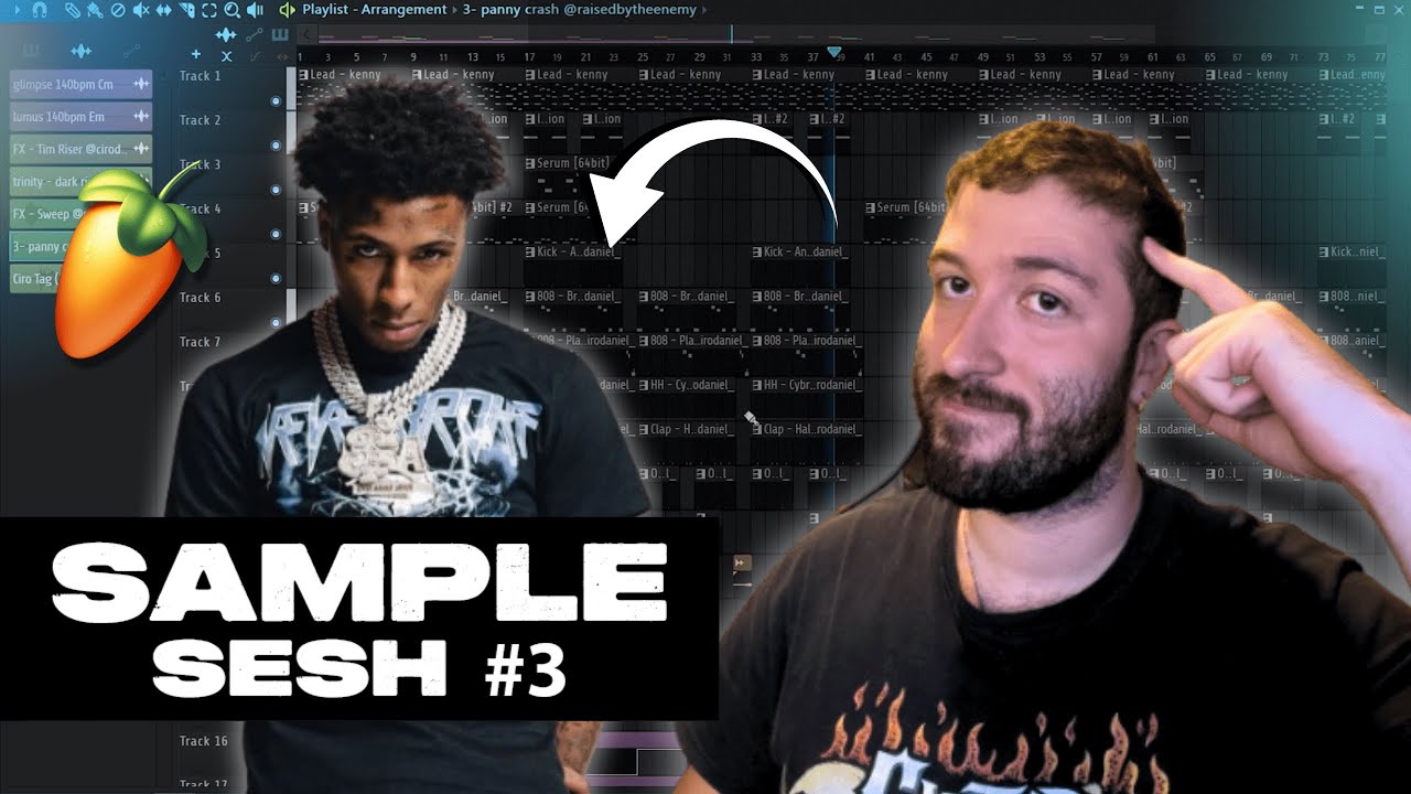 SAIU UM AFROBEAT E UM BATON ROUGE! ✨ (SAMPLE SESH #3) | FL STUDIO