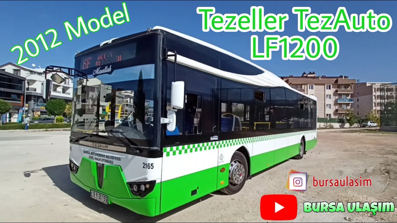 2012 Model Tezeller Tezauto LF1200 Özelllikleri - Tanıtımı (Euro5) | Bursa Özel Halk Otobüsü