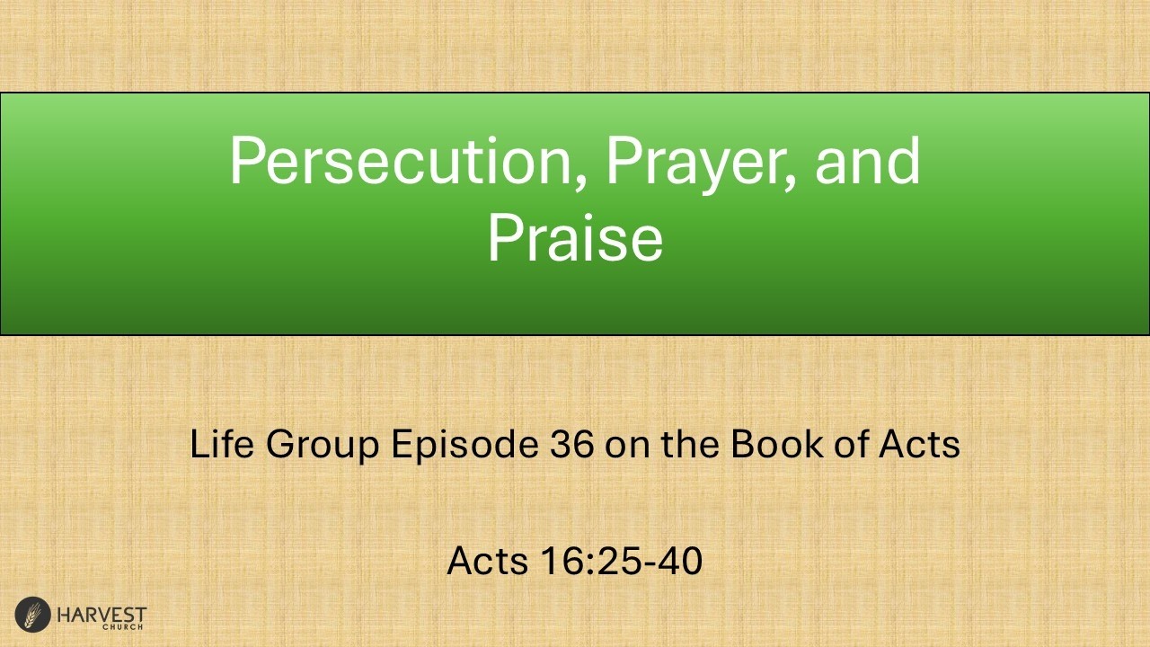 LIFE GROUP STUDY SERIES: ACTS - Episode 36 | Ian Rea