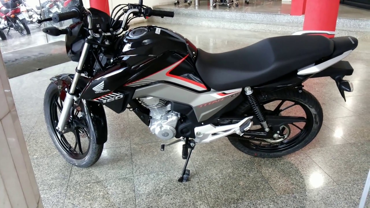 cg titan 160 2018 preta e preço
