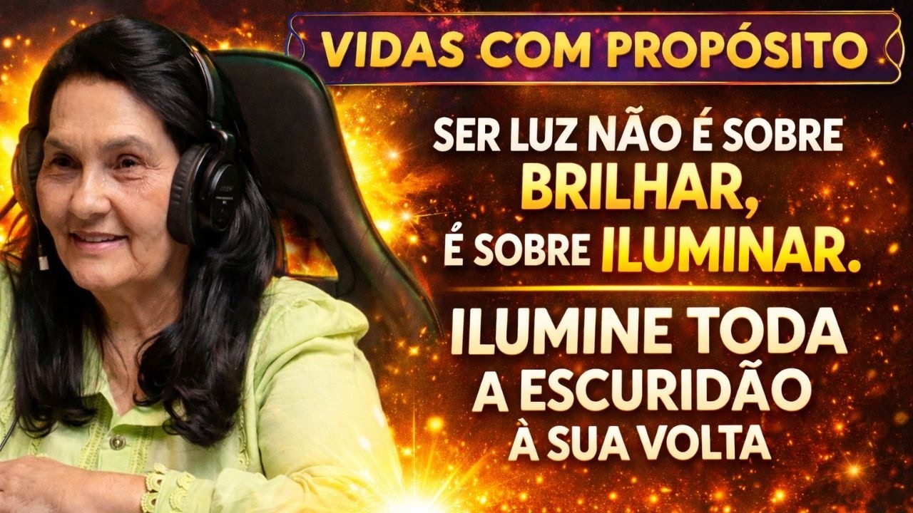 Ser Luz Não é Brilhar, é sobre Iluminar | Vidas com Propósito - Episódio 4