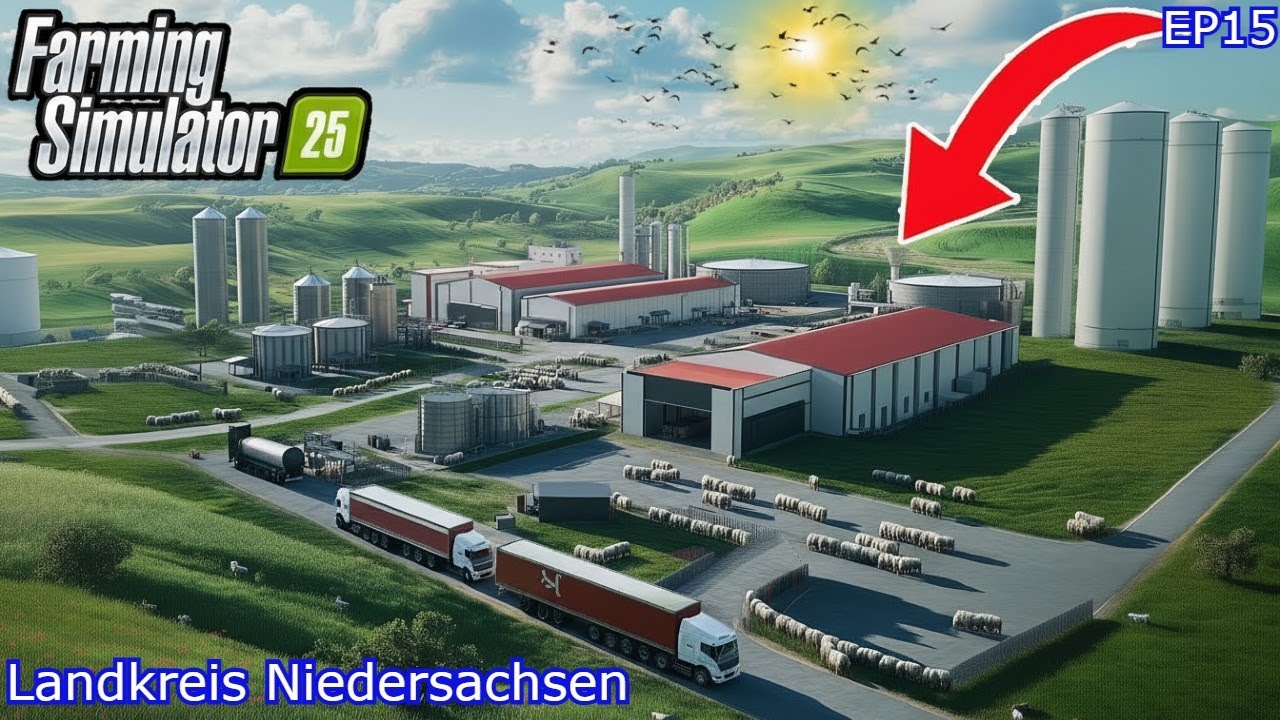Sowing wheat and cutting grass | 5000 Cows Farm | Farming Simulator 25 | Landkreis Niedersachsen