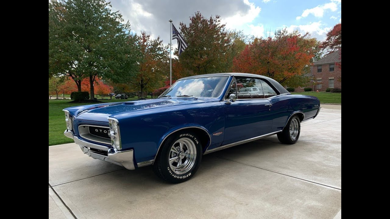 1966 Pontiac GTO - For sale at www.bluelineclassics.com