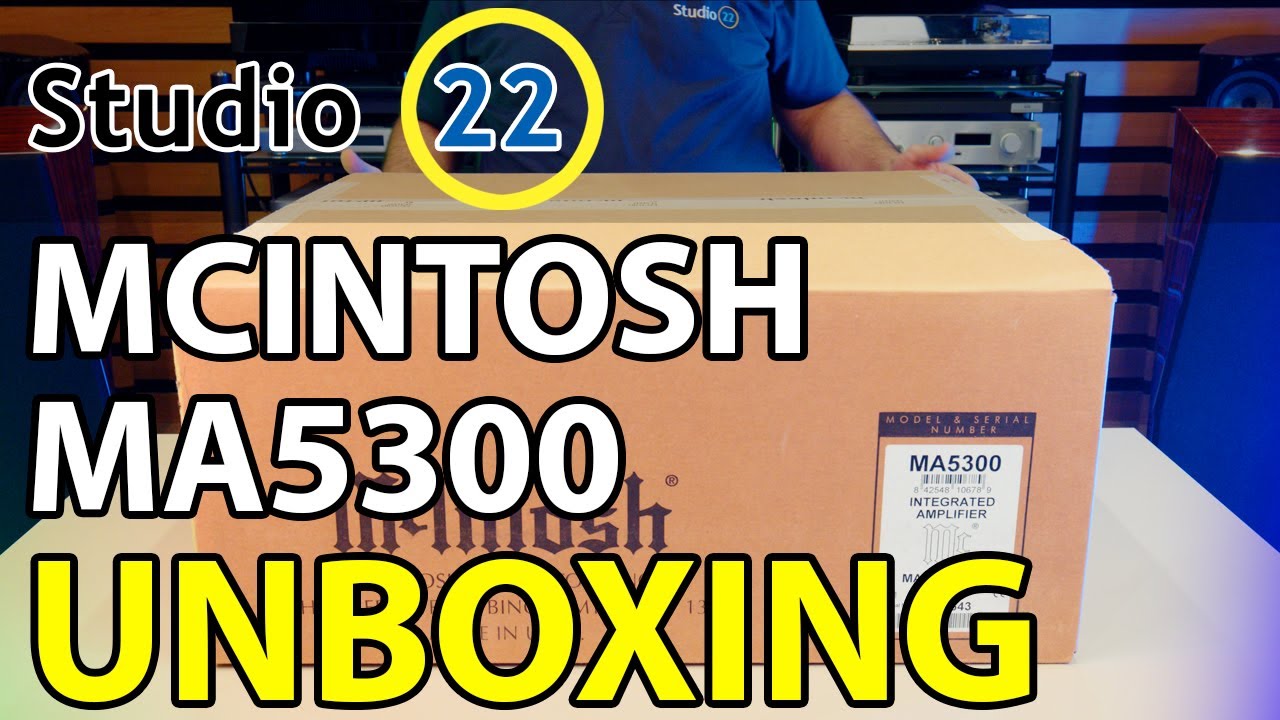Mcintosh MA5300 Unboxing