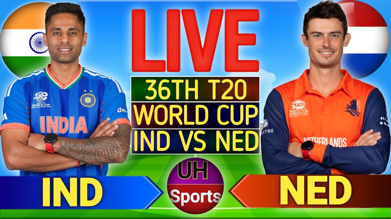Live: India vs Netherlands T20 WC Live Match Score | IND vs NED Live match Today, Cricket Live Match