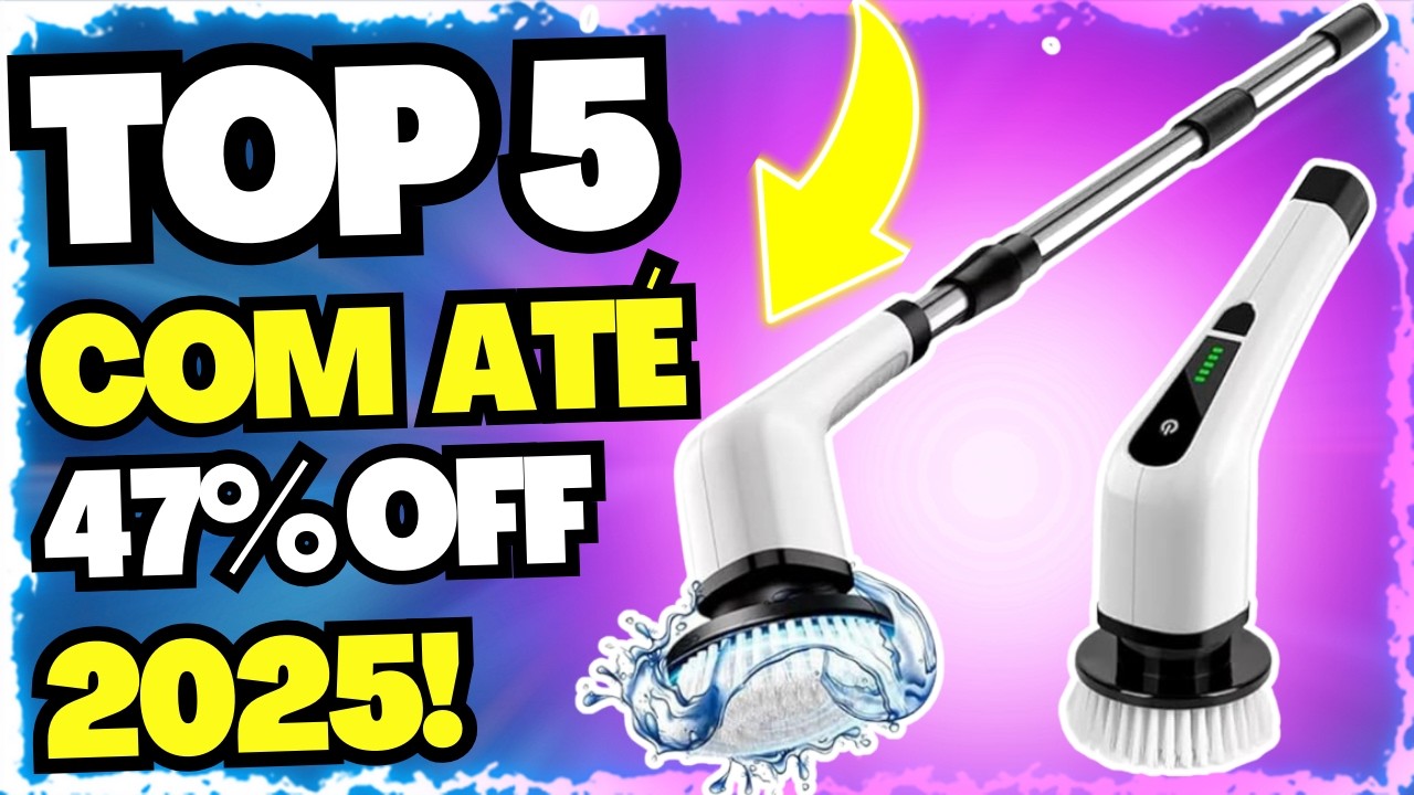 TOP 5 Escovas de Limpeza Elétrica MAIS VENDIDAS de 2025! [Até 47% OFF]