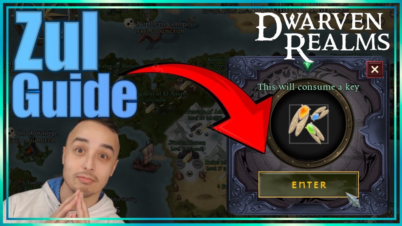 Dungeon Guide - Zul - Double Monogram Weapons & Forager's Dust | Dwarven Realms Season 3