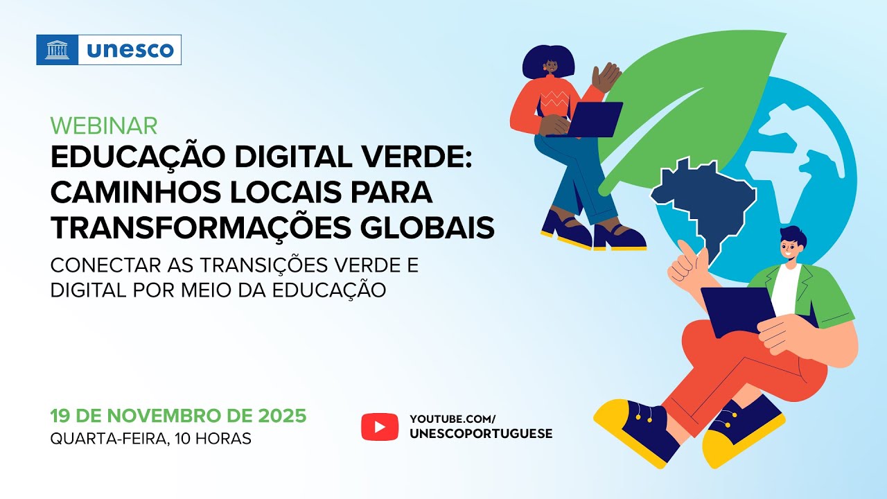 Webinar Educação Digital Verde: caminhos locais para transformações globais
