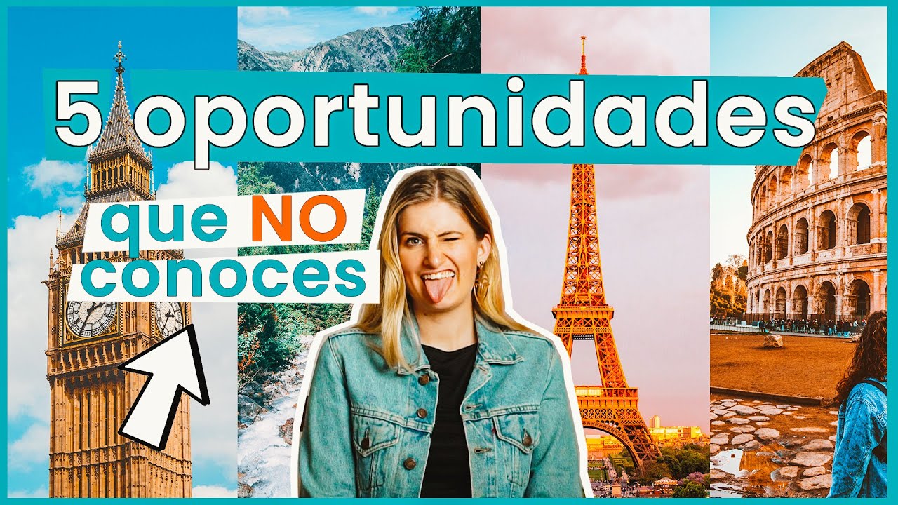 😍   5 OPORTUNIDADES ESTUDIAR y TRABAJAR por EUROPA  🇪🇺