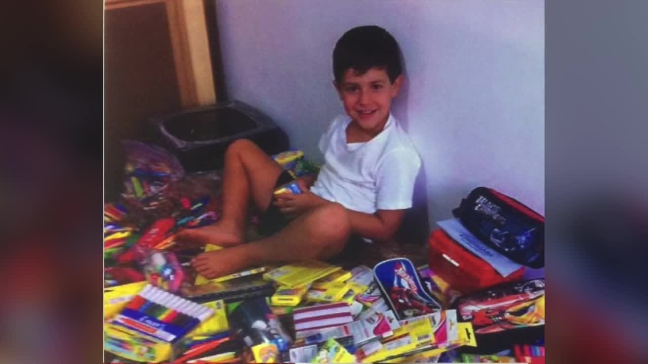 High school senior's decade-long mission brings school supplies to sick kids