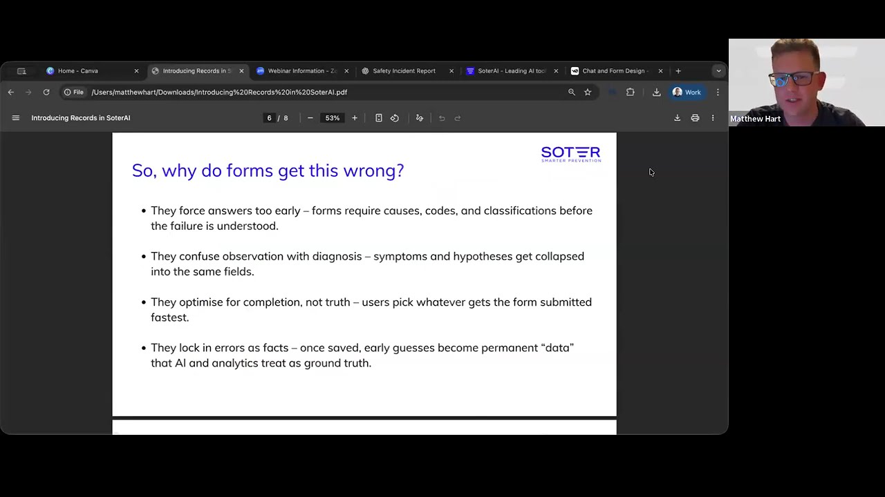 Product Webinar January 6, 2026. Introducing Records in SoterAI