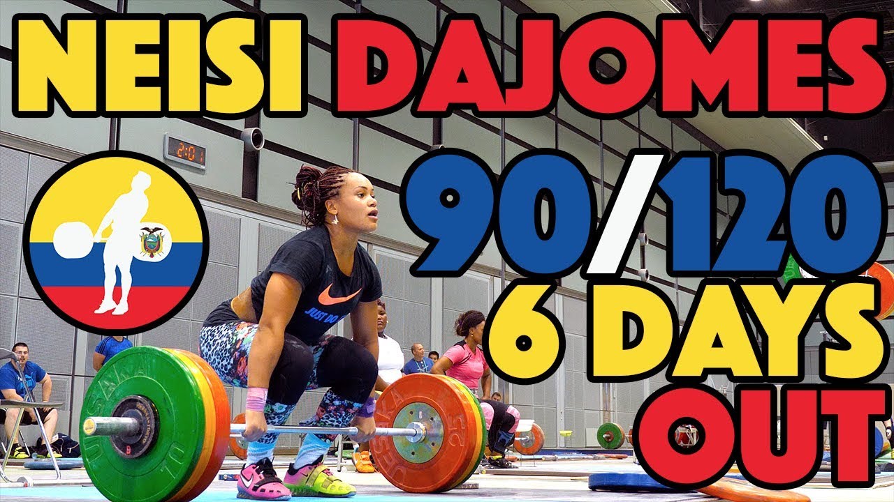 Neisi Dajomes (75kg, 19y/o, Ecuador) - 90/120 @ 2017 Junior Worlds Training Hall