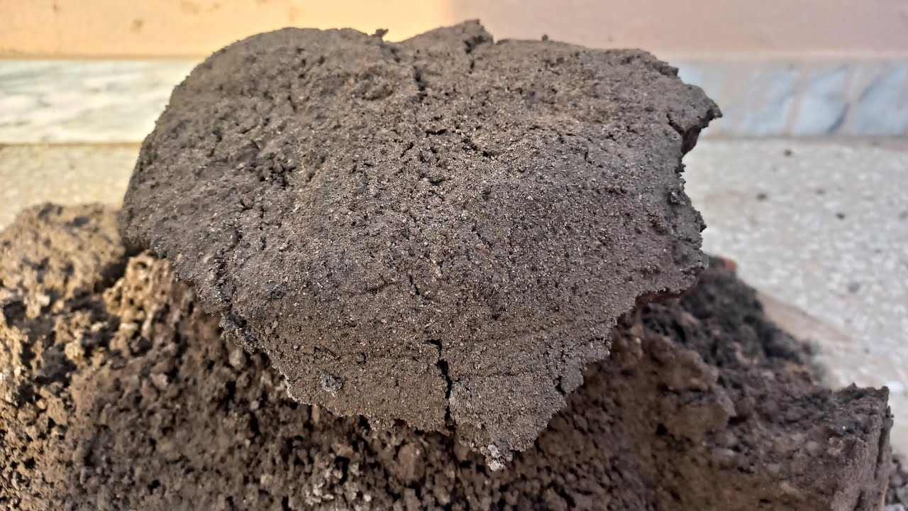 ASMR | Damp texture Series | Last |  Gritty Charcoal crumbling on floor