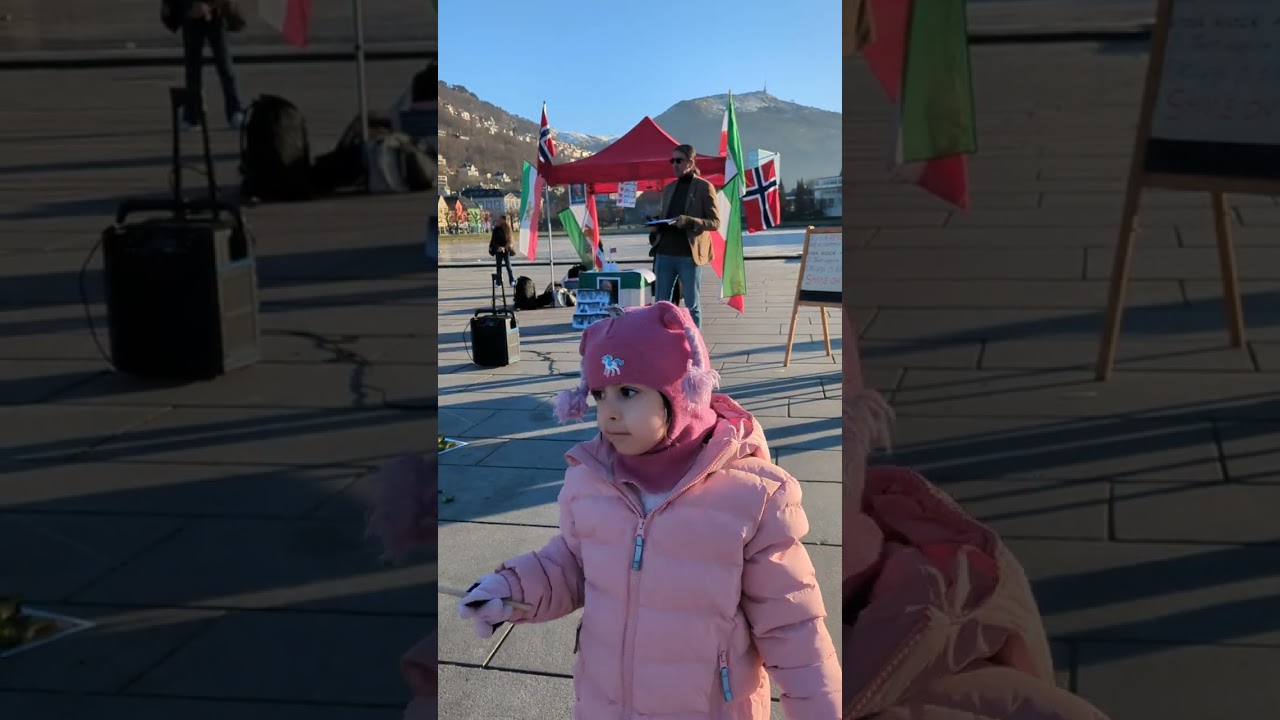 Historien skrives nå – demonstrasjon for et fritt Iran. Bergen 24.01.2026
