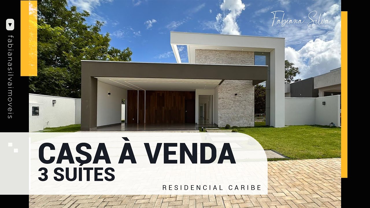 Casa à Venda no Residencial Caribe Golf e Spa com 3 Suítes, Palmas - Tocantins