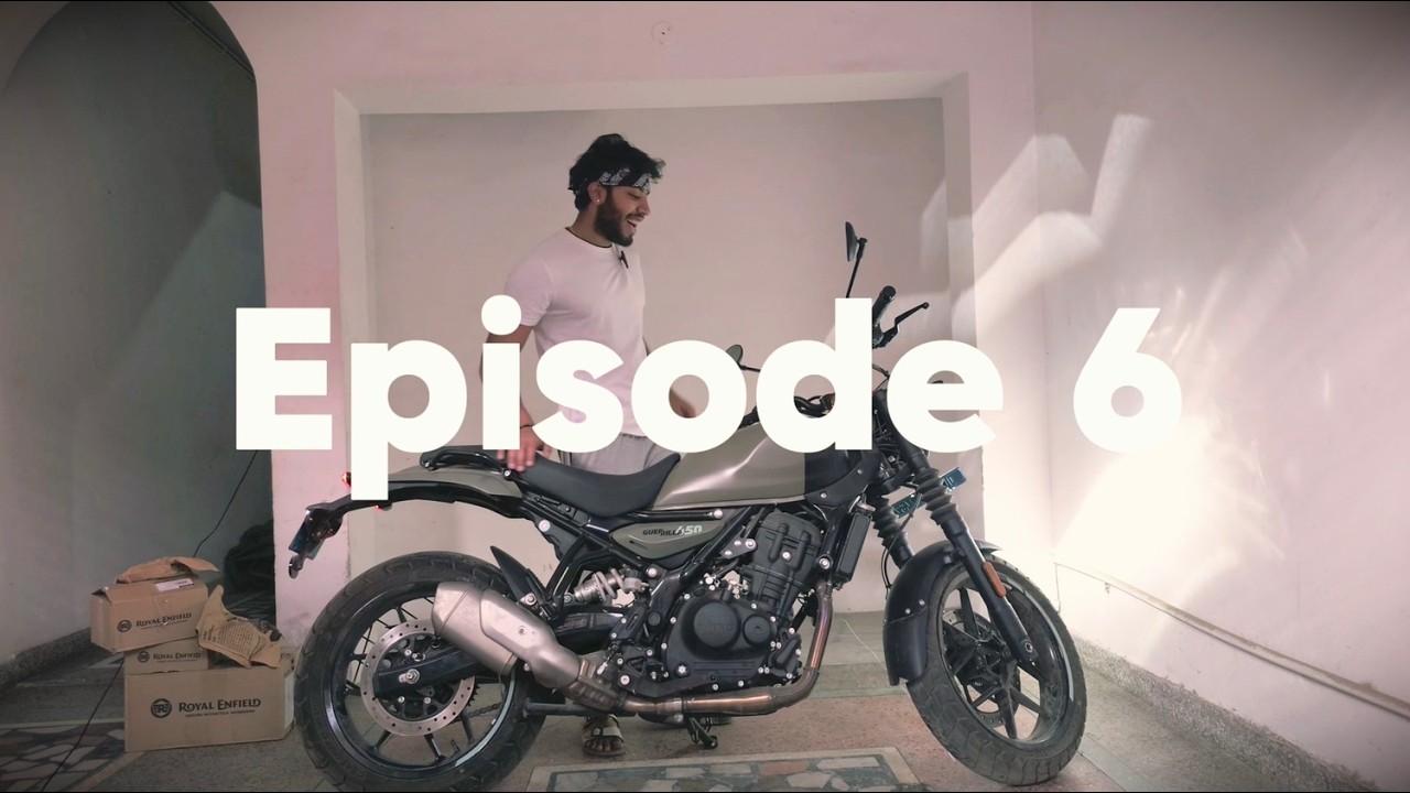 The Guerrillafication - The Modified Guerrilla 450 - Episode 6 - Weight Reduction & Mirror Upgrade