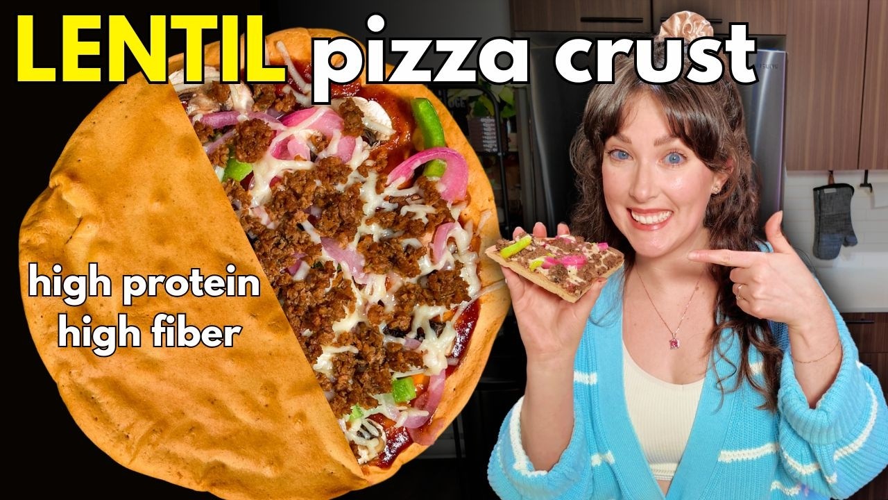 This protein pizza is made from LENTILS