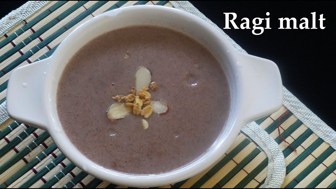 ರಾಗಿ ಮಾಲ್ಟ್ | Ragi malt recipe Kannada | Ragi drink | Finger millet flour porridge | Nachni recipe