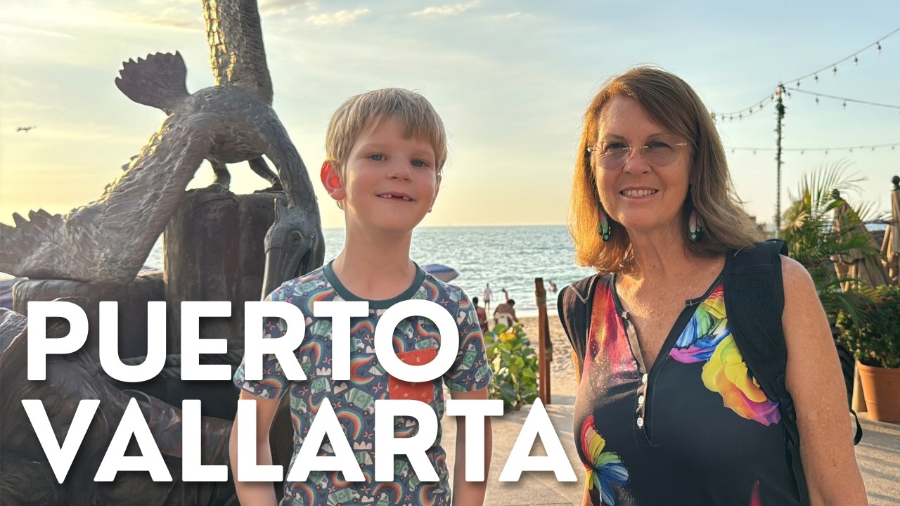 Puerto Vallarta Mommy and Son Trip to Visit Grandma