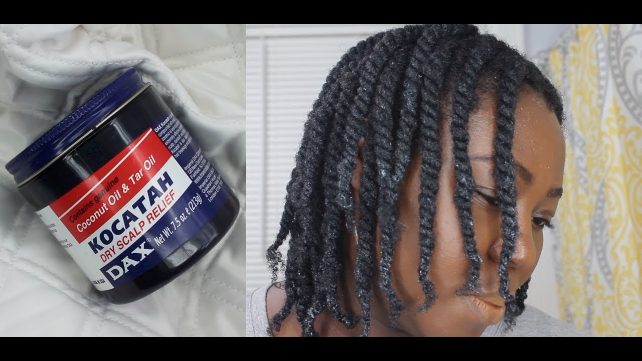 Moisturizing Dry Crunchy hair with Black Dax Grease; 4C natural hair