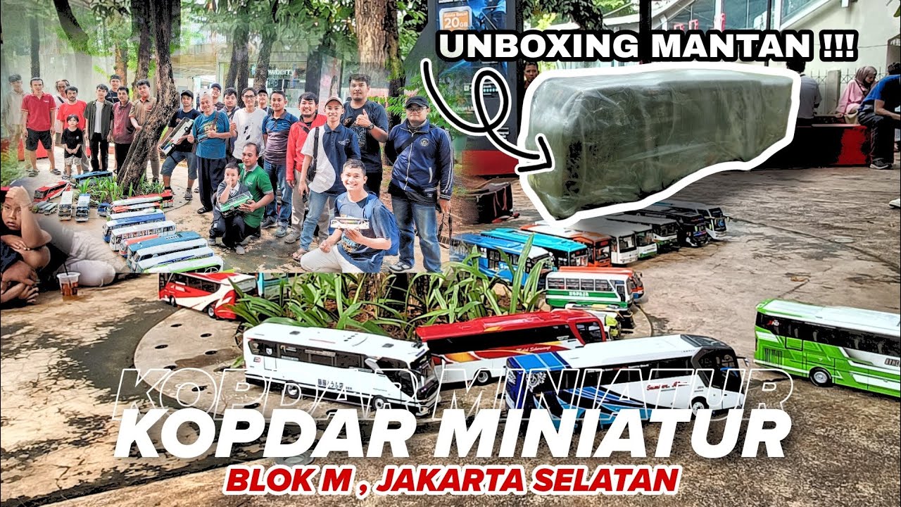 BELI MINIATUR BIS FULL LAMPU ?!  langsung diajak KOPDAR ‼️|| Semua Kumpul Jadi satu di BLOK M