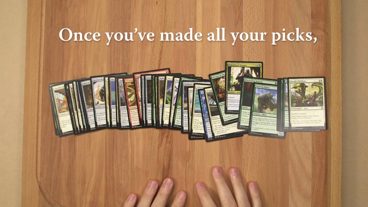 How to Make a Draft Deck