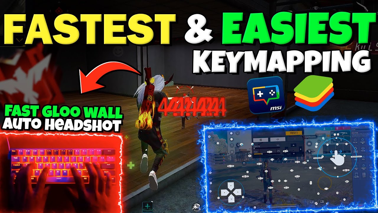 Best Free Fire Custom HUD & Keymapping for PC (2025) | BlueStacks 5 & MSI 5