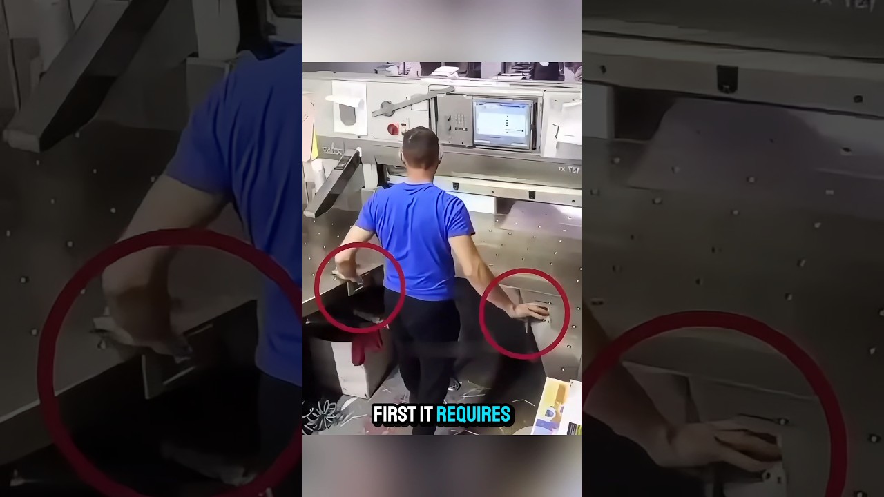 This Blade Only Moves When It&rsquo;s 100% Safe! #SmartMachine #EngineeringGenius #Shorts #smartmfg