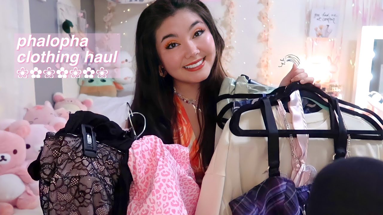 ASMR Y2K Clothing Haul (Phalopha) ♡