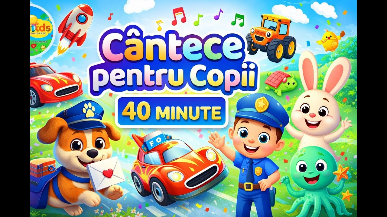 Cântece pentru Copii 🌈 Colaj  - Cele Mai Îndrăgite Melodii Animate | PitiKids