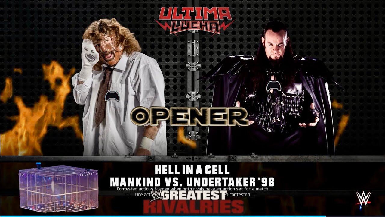 WWE2K25 UNIVERSE 💭 ULTIMA LUCHA Sep wk1, Mankind vs Undertaker ‘98 FULL MATCH X|S