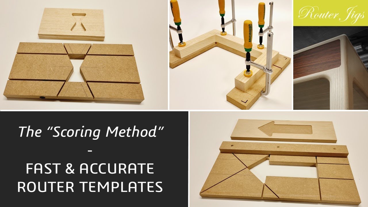 The Scoring Method - fast and accurate router templates